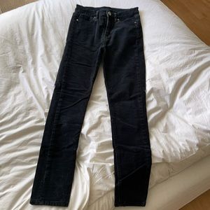 BDG twig high rise black courduroy pants